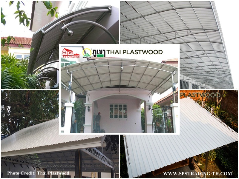 งานหลังคาไวนิล Vinly and Upvc Thai Plastwood 