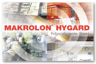 Makrolon Hygard. ผลิตภัณฑ์โพลีคาร์บอเนตนิรภัยขั้นสูงสุด